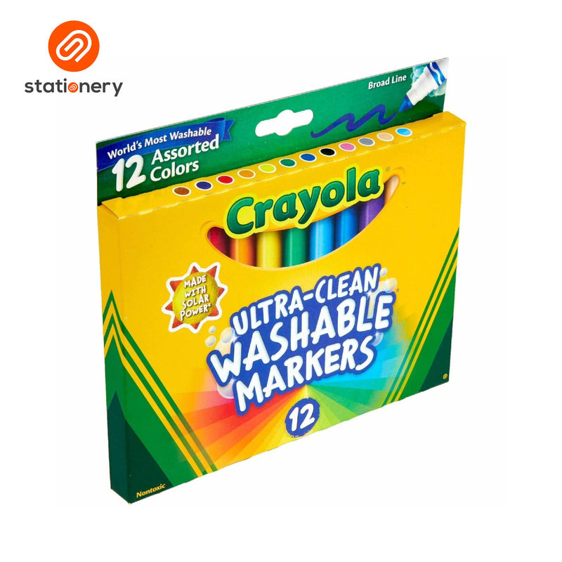 Crayola Ultra-Clean Washable Markers - Broad Line 12's-zoom-