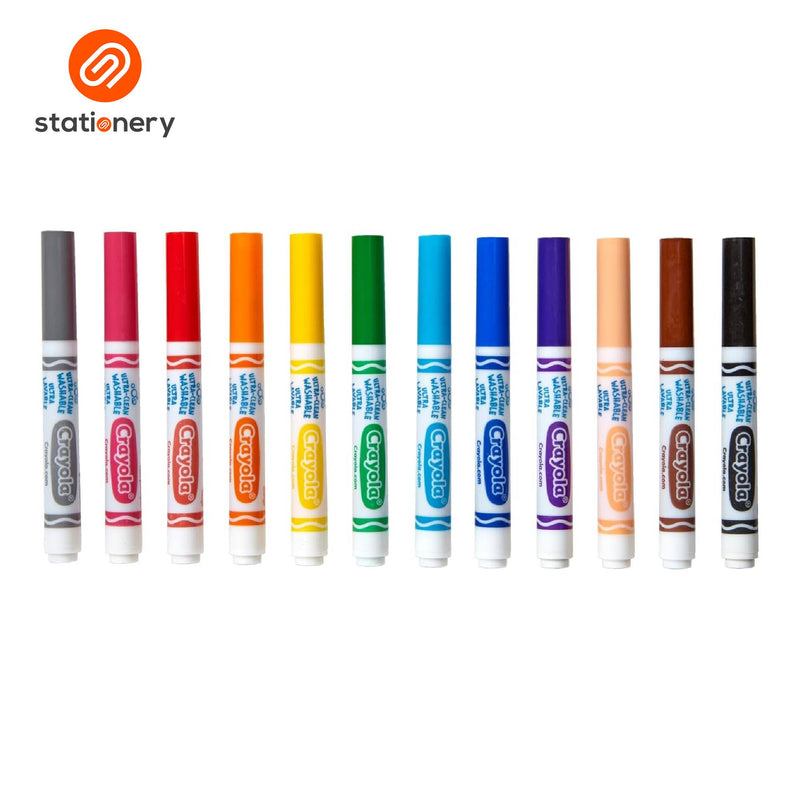 Crayola Ultra-Clean Washable Markers - Broad Line 12's-zoom-