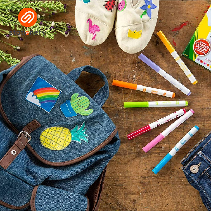 Crayola Fabric Markers Fine Line 10's-zoom-