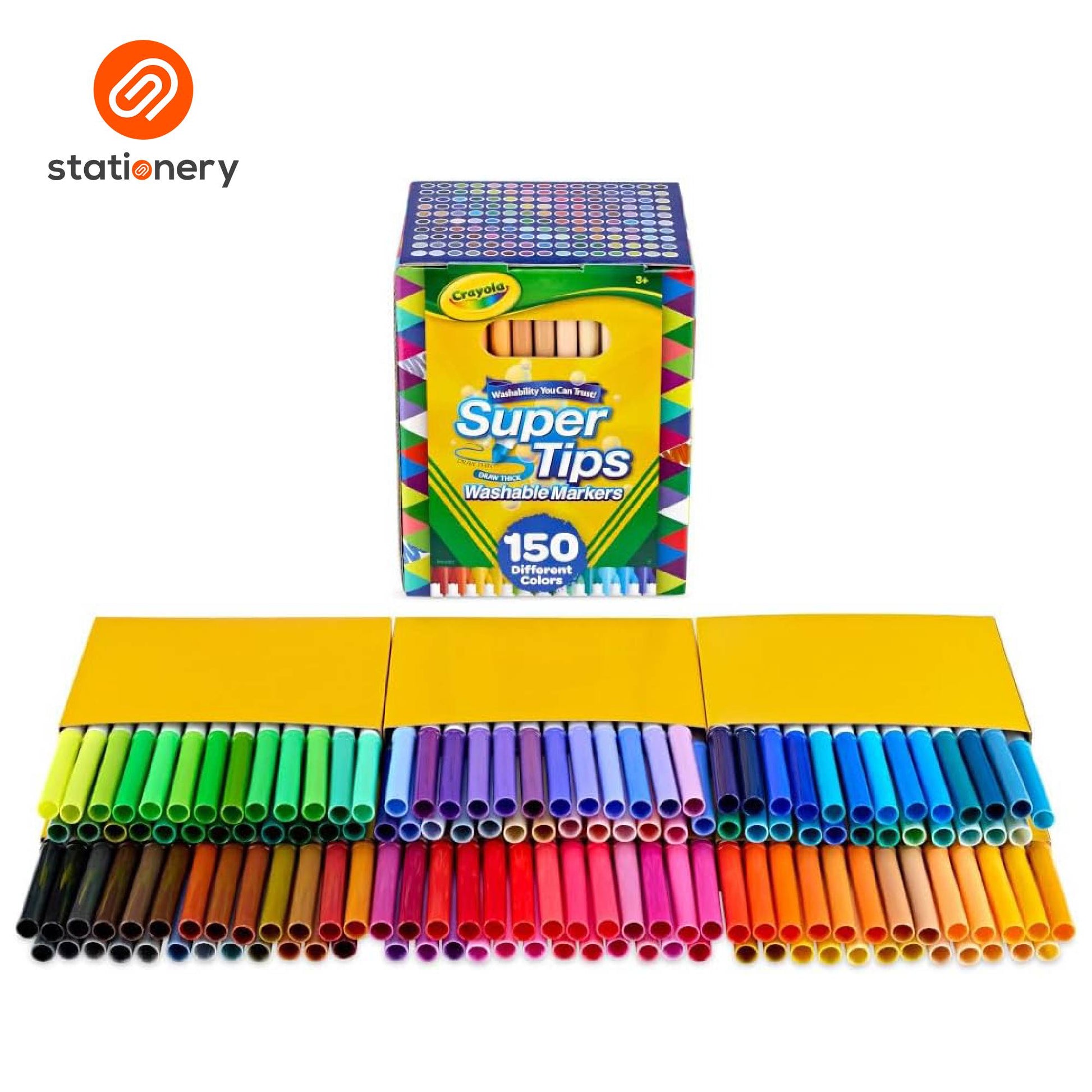 Crayola Super Tips Washable Markers 150's-3