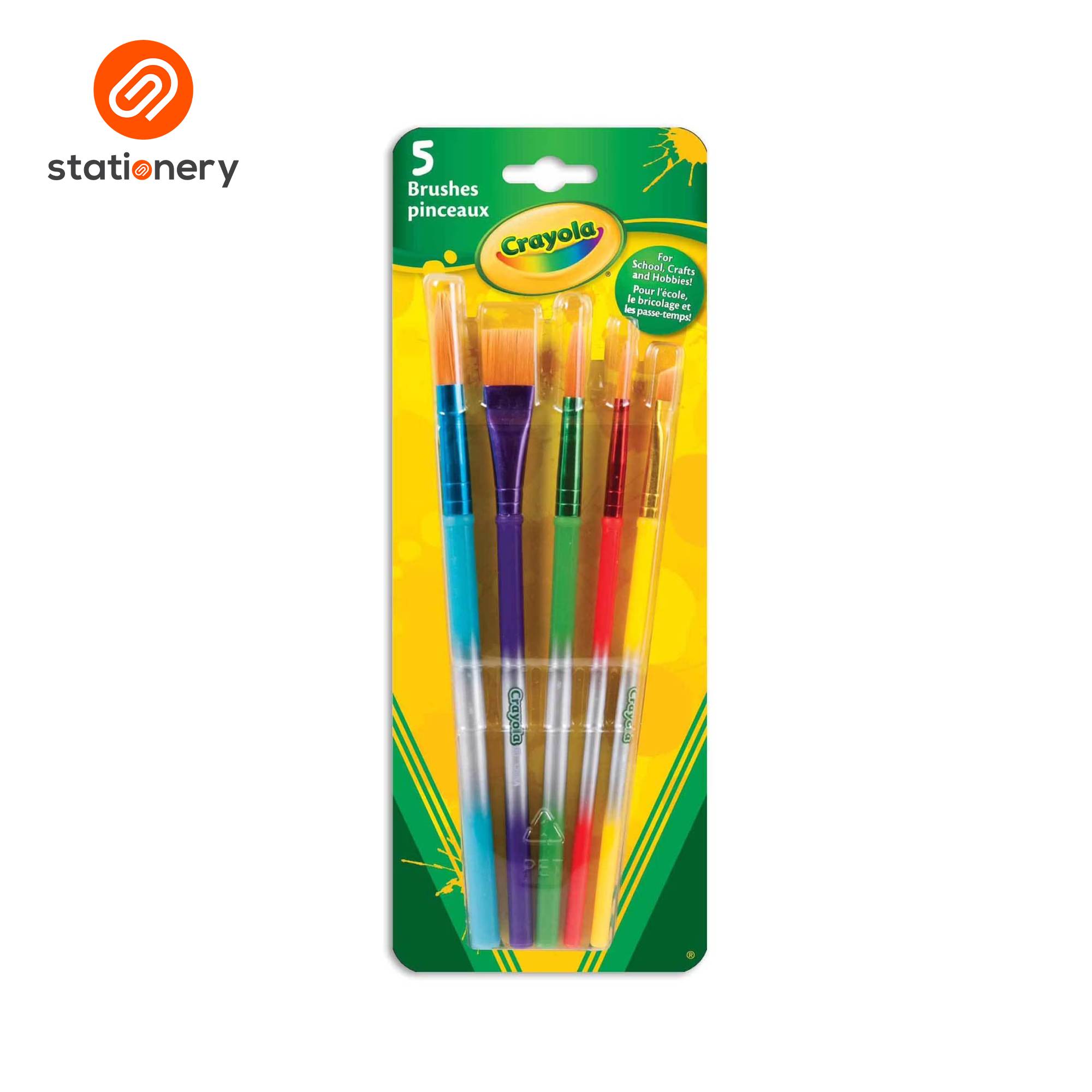 SSP-38008073:38008073_Crayola_Brush_Asstd_Size_5CT.jpg