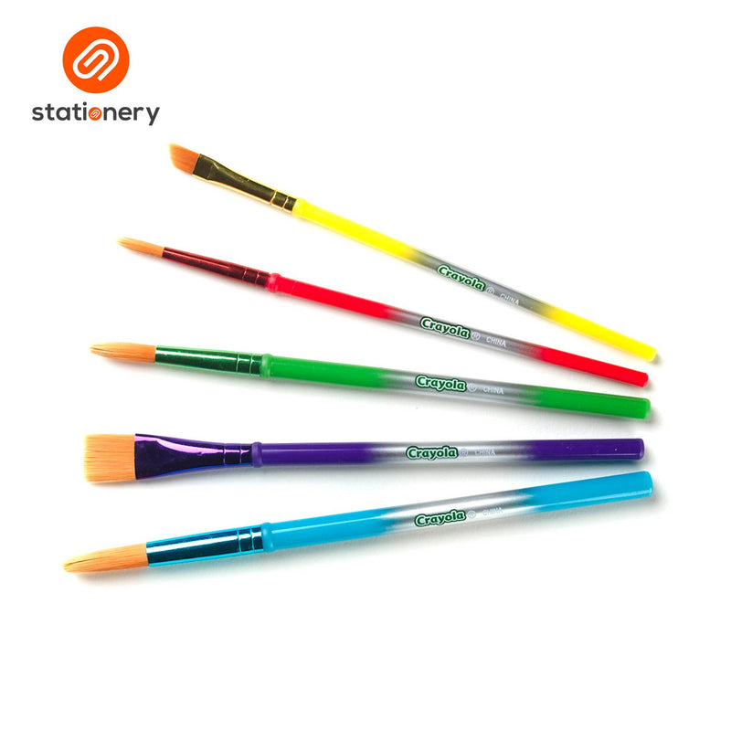 Crayola Arts & Crafts Brushes Assorted Size 5's-zoom-