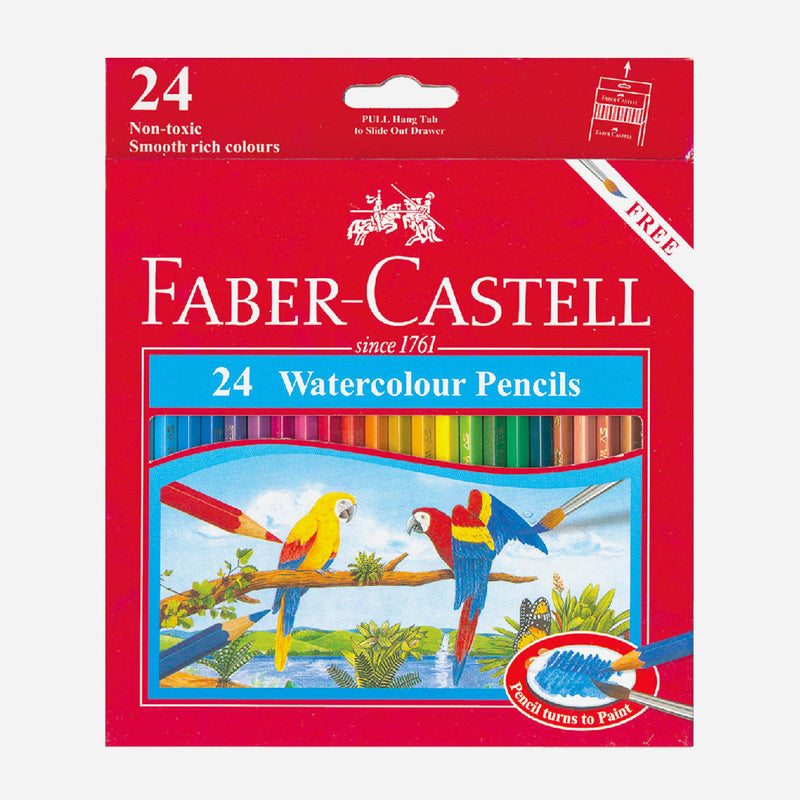 Faber Castell Watercolour Pencils 24 Colors-zoom-