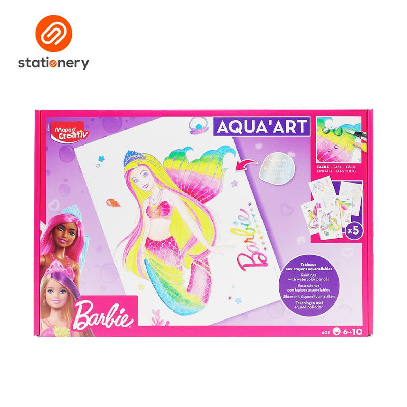 Maped Barbie Aqua' Art Coloring Set - Large-zoom-