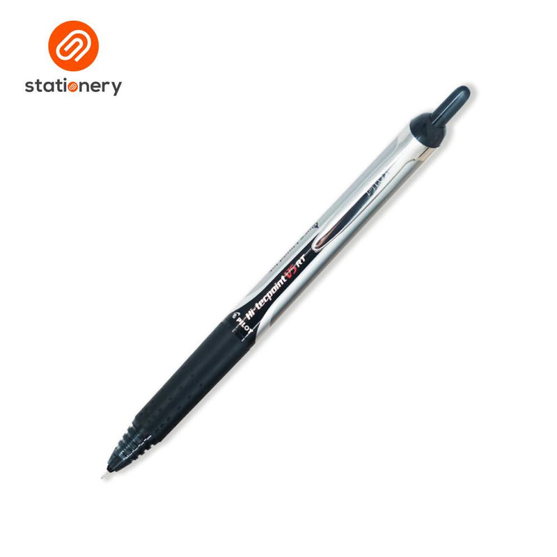Pilot Hi-Tecpoint V5RT Roller Ball Pen 0.5mm - Black-zoom-