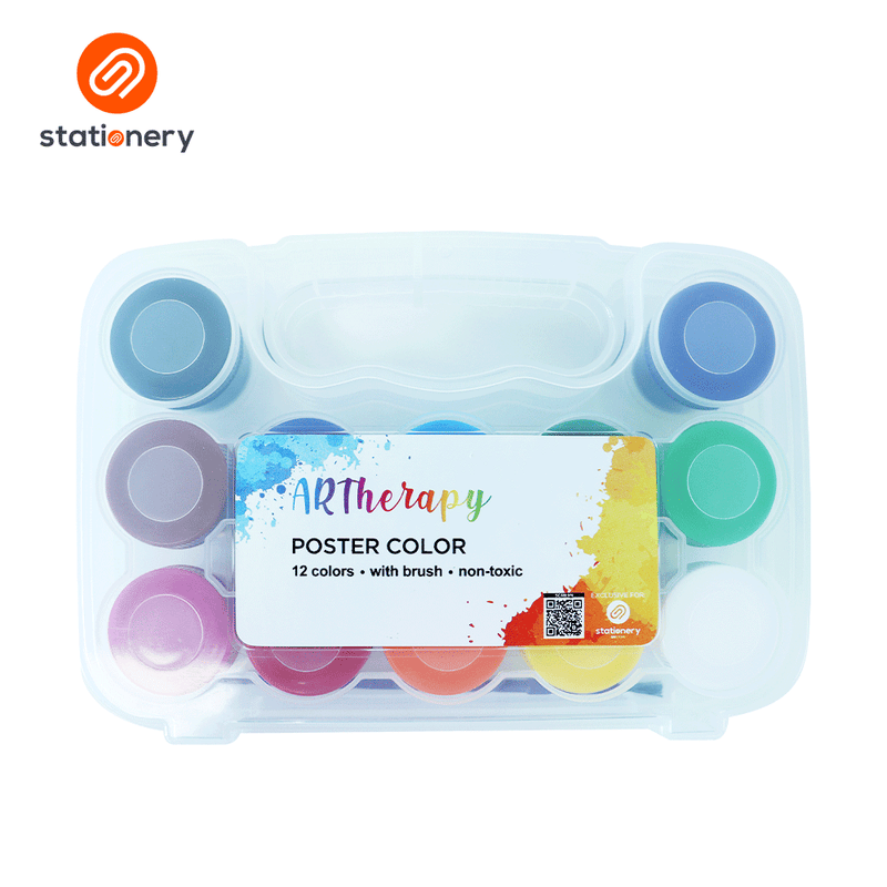 Low Price 12-Piece Poster Color Set-zoom-