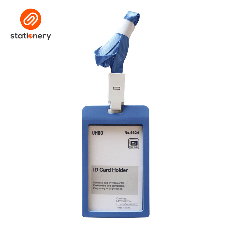 Uhoo ID Card Holder Vertical - Smoked Vintage-zoom-