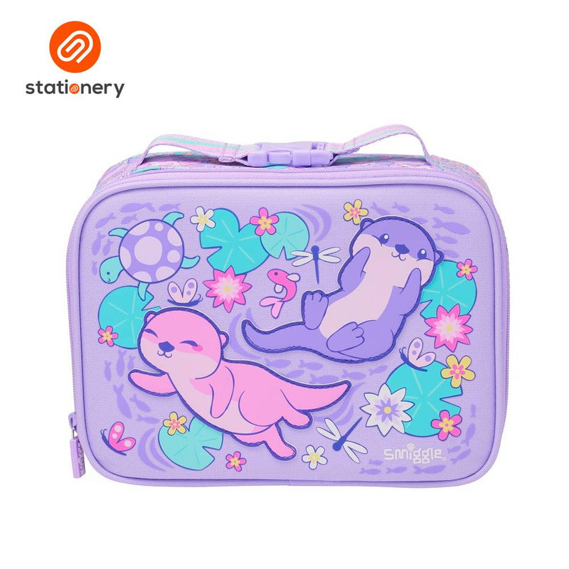 Smiggle Out & About Teeny Tiny Square Lunchbox - Lilac-zoom-