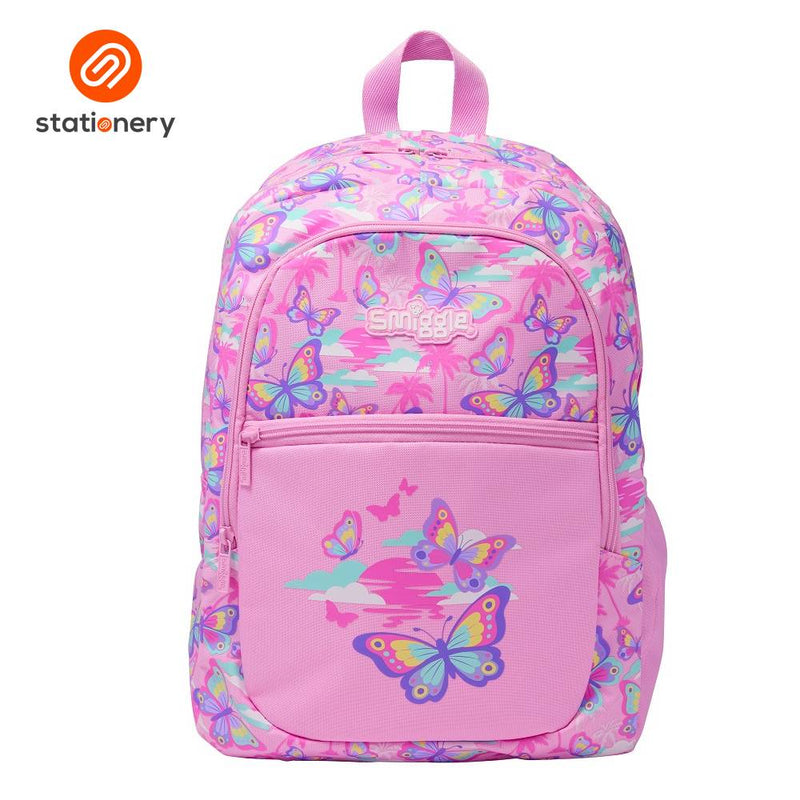 Smiggle Rush Classic Lite Backpack - Pink-zoom-