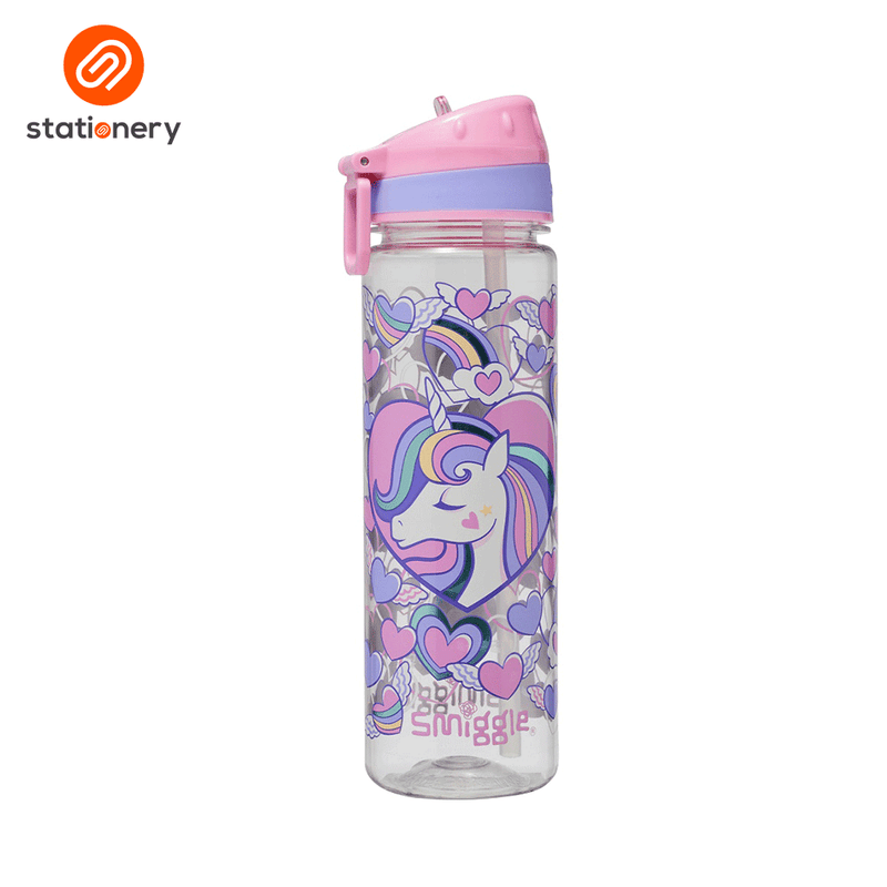 Smiggle Fly High Drink Up Bottle 650Ml - Pink-zoom-
