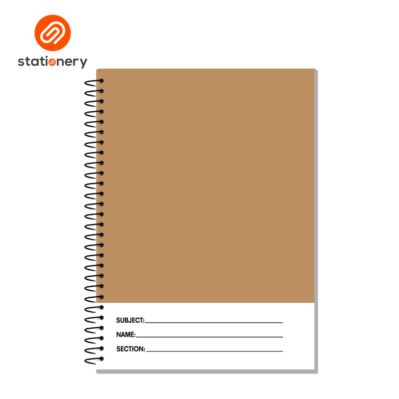 Pastel Colors Spiral Notebook 80lvs Pack of 5-zoom-