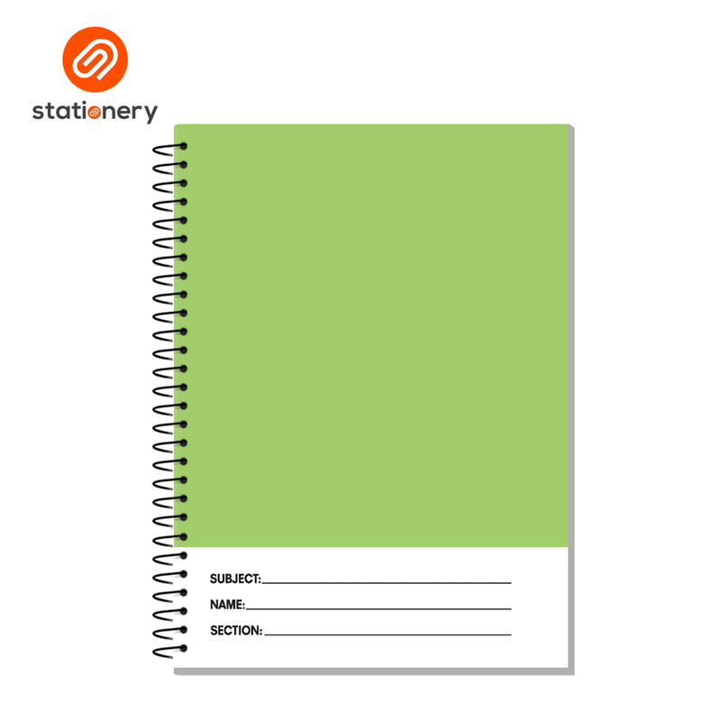 Pastel Colors Spiral Notebook 80lvs Pack of 5-zoom-