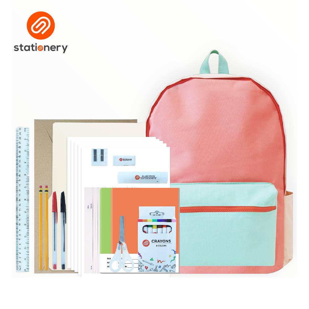 School Backpack with Free School Supplies for Grade 1 - Assorted