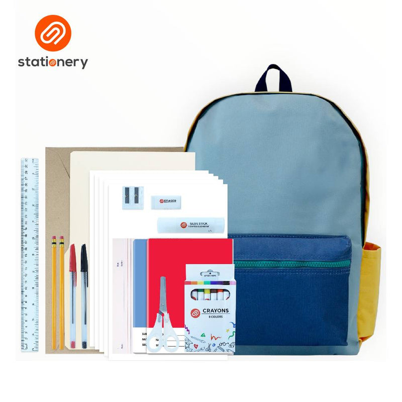 School Backpack with Free School Supplies for Grade 1 - Assorted-zoom-