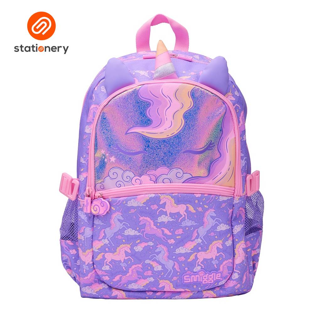 Smiggle Eclipse Classic Backpack - Lilac