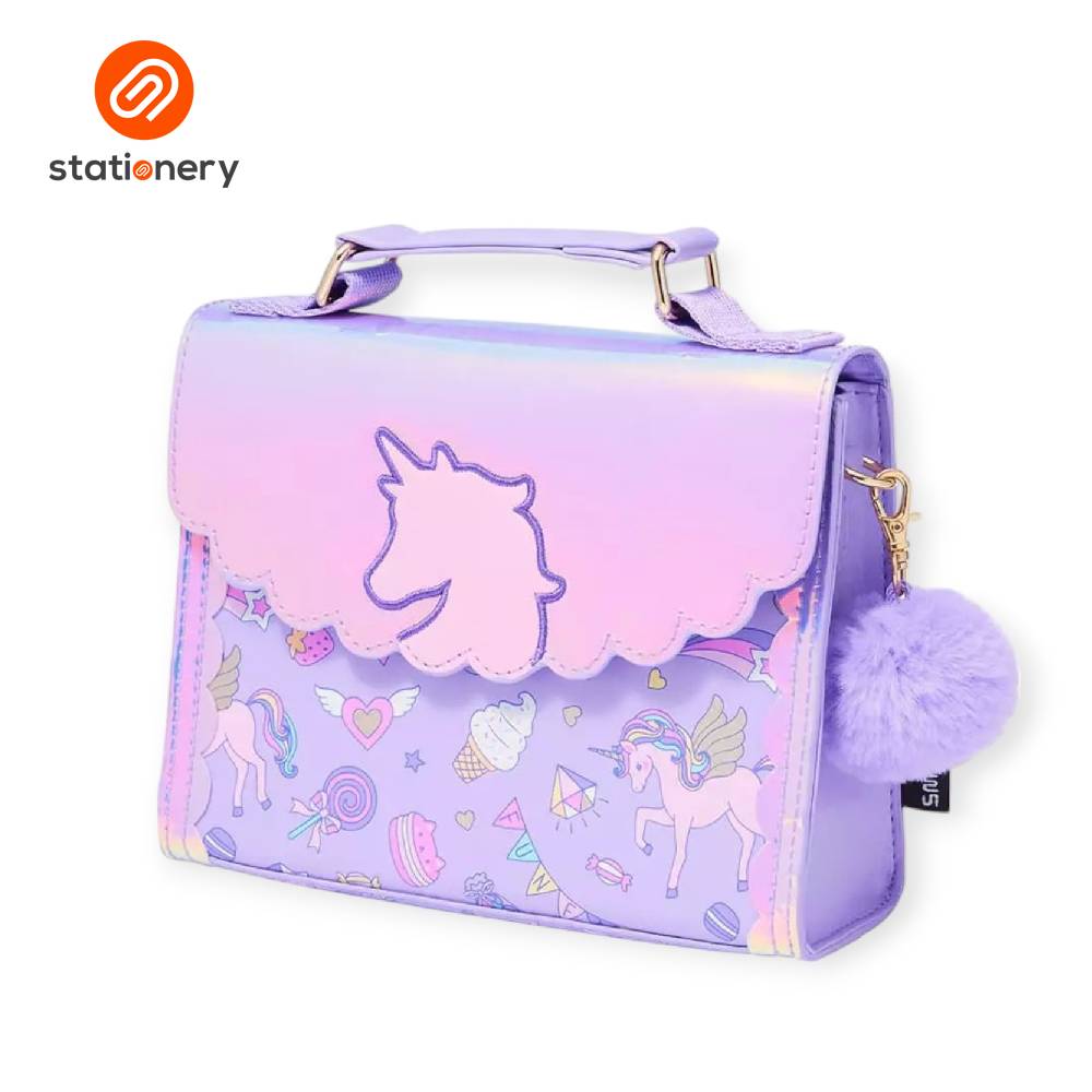 Smiggle Fun Fair Evie Shoulder Bag - Lilac
