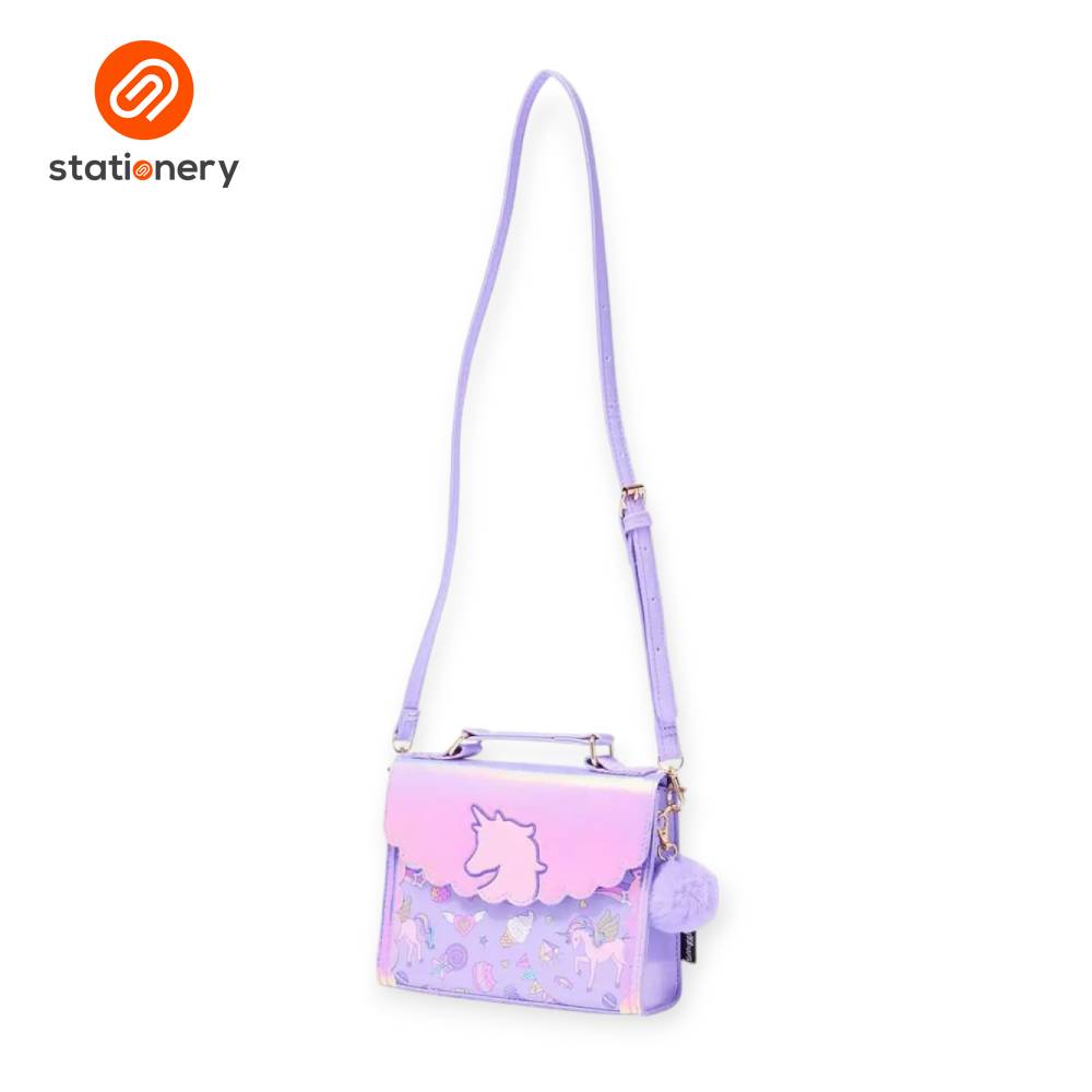 Smiggle Fun Fair Evie Shoulder Bag - Lilac