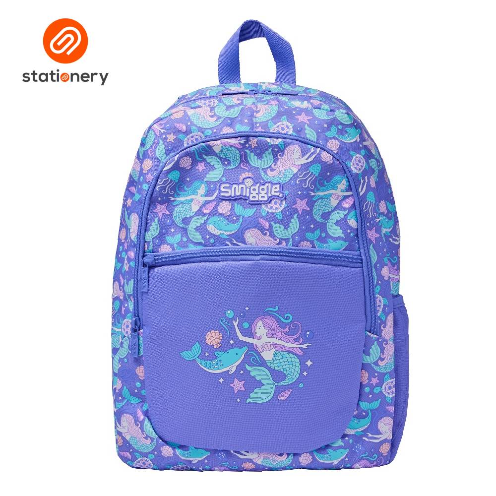Smiggle Rush Classic Lite Backpack - Purple-1