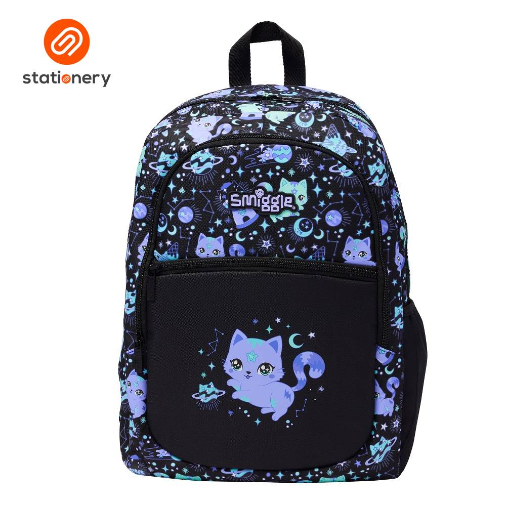Smiggle Rush Classic Lite Backpack - Black