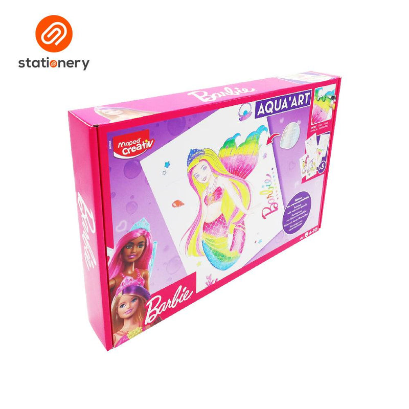 Maped Barbie Aqua' Art Coloring Set - Large-zoom-