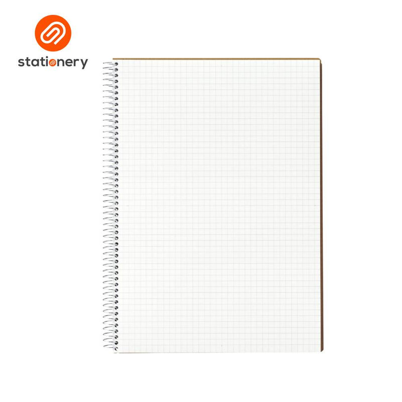 Maruman Spiral Notebook Basic Grid B5 - 80 Sheets-zoom-