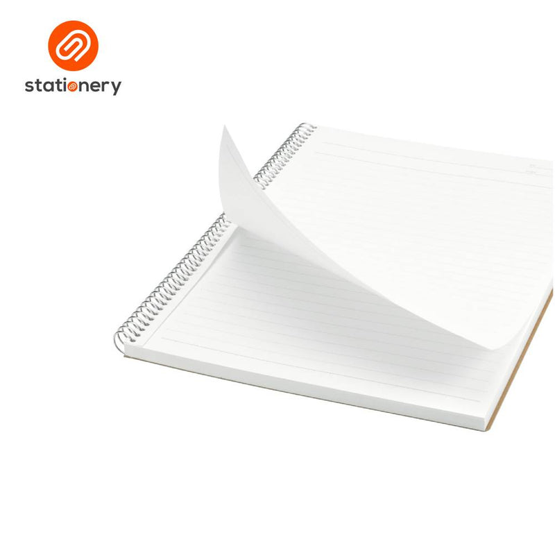 Maruman Spiral Notebook Basic Ruled B6 - 80 Sheets-zoom-