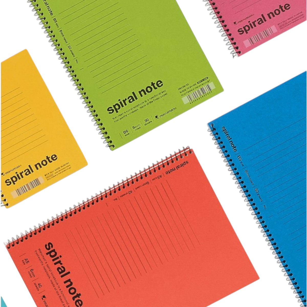 Maruman Spiral Notebook 1960 Ruled B5 30 Sheets-1