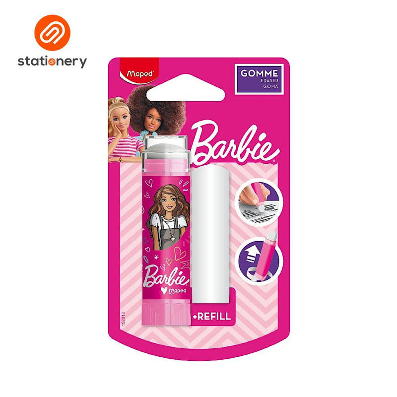 Maped Barbie Eraser Pen with Refill Eraser-zoom-