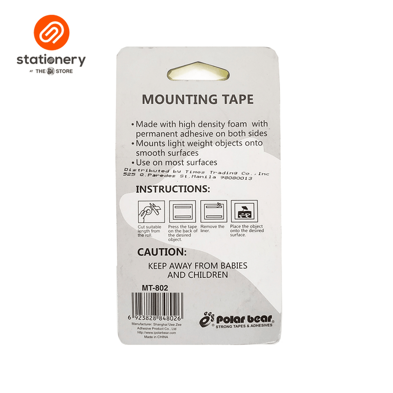 Polar Bear Mounting Tape 18mm x 1M-zoom-