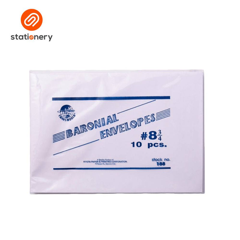 SM Stationery 10-Piece Baronial Envelope No. 8-zoom-