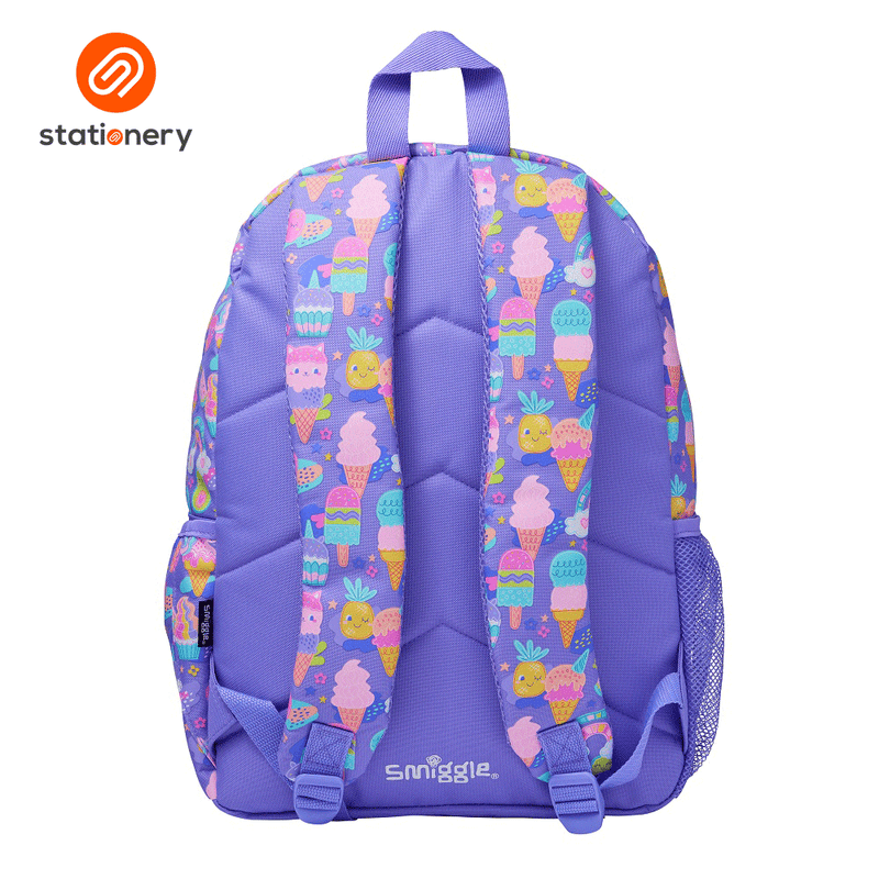 Smiggle Happy Tales Classic Backpack - Lilac-zoom-