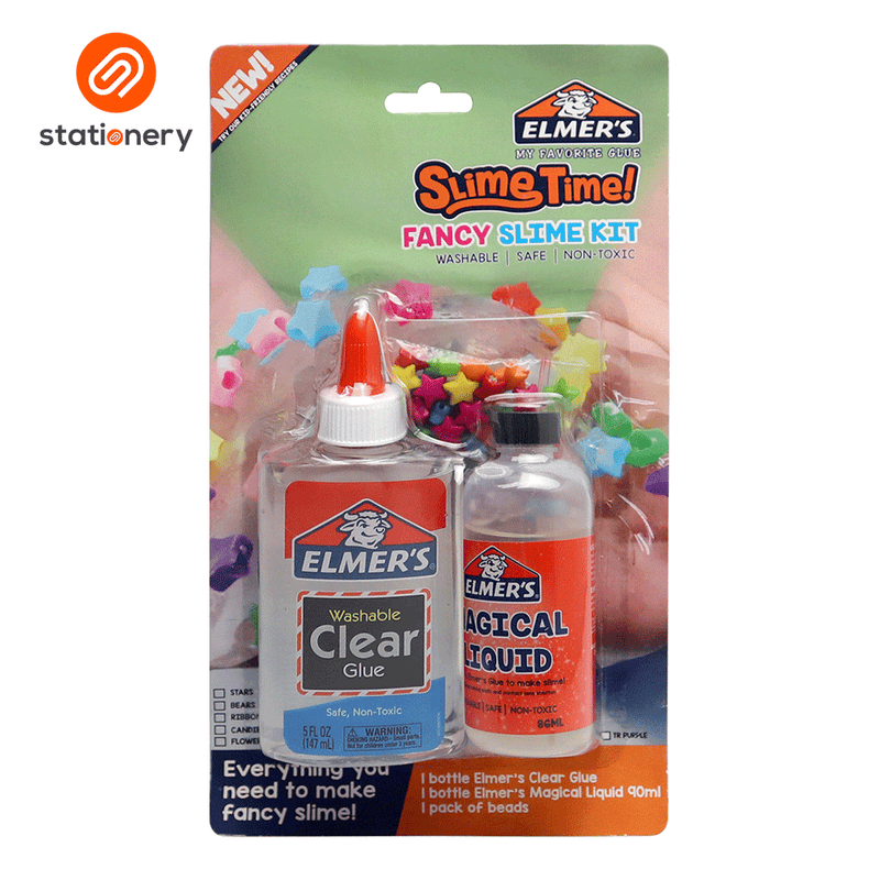 Elmer's Clear Glue Fancy Slime Kit - With Star-zoom-