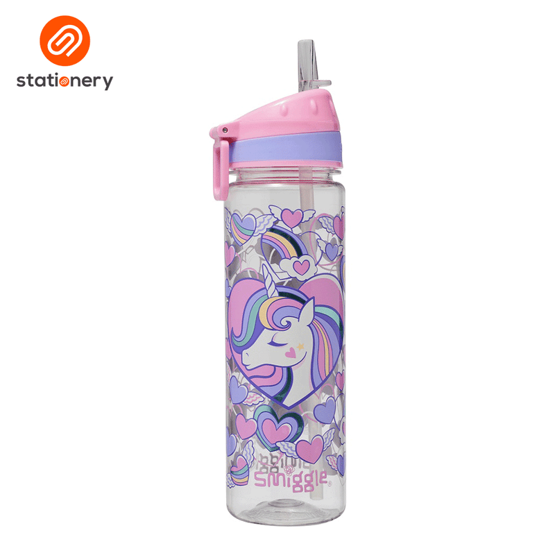 Smiggle Fly High Drink Up Bottle 650Ml - Pink-zoom-