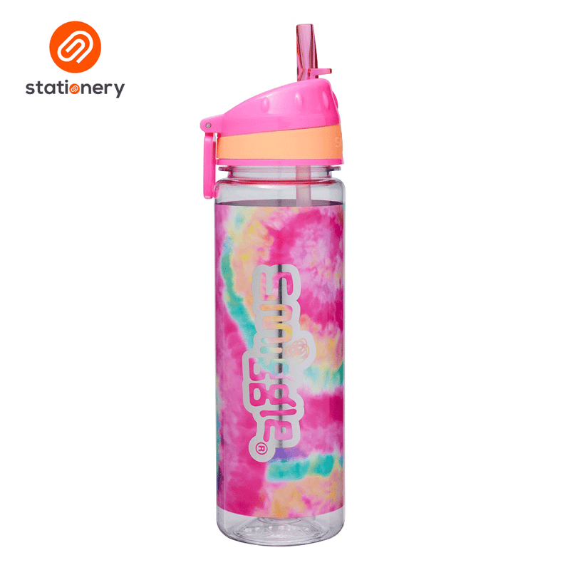 Smiggle Vivid Drink Up Plastic Drink Bottle - Pink-zoom-