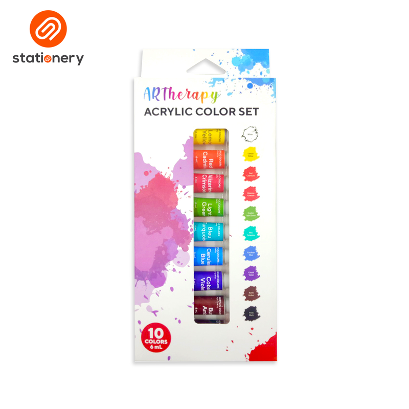 Artherapy Basic Acrylic Color set of 10-zoom-