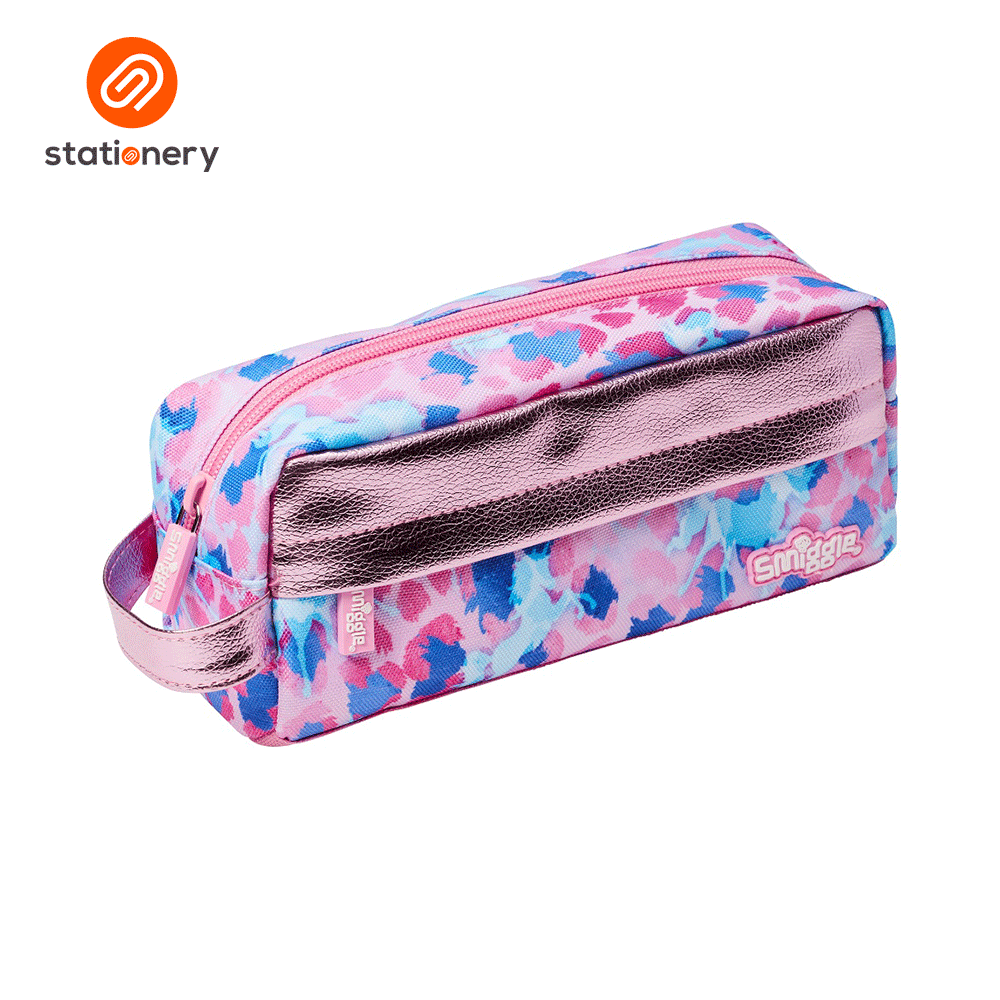 Smiggle Mirage Essential Pencil Case - Pink-zoom-1