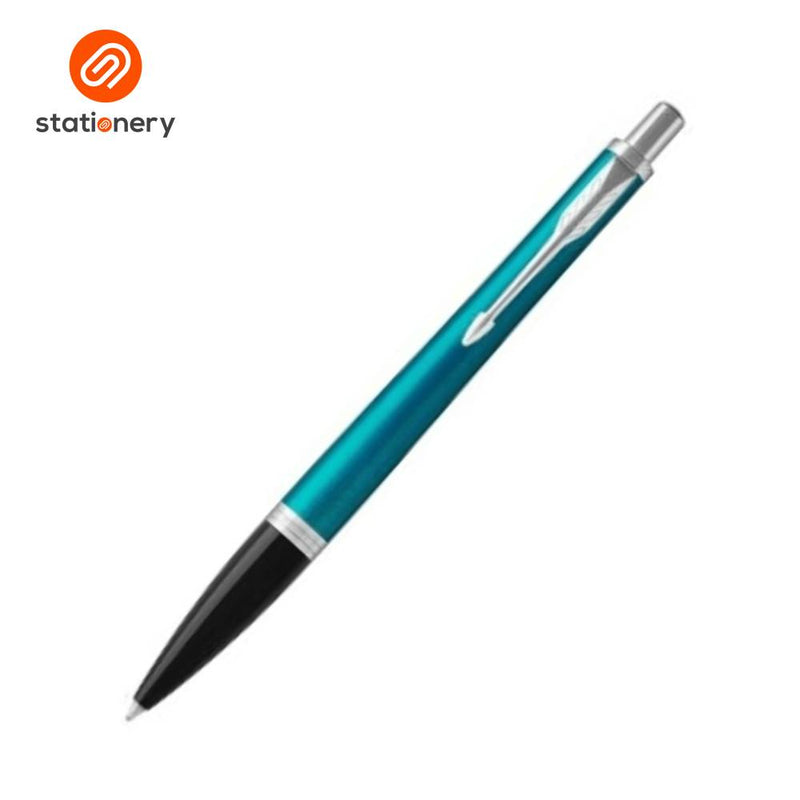 Parker Urban Vibrant Blue Chrome Trim Ballpoint-zoom-