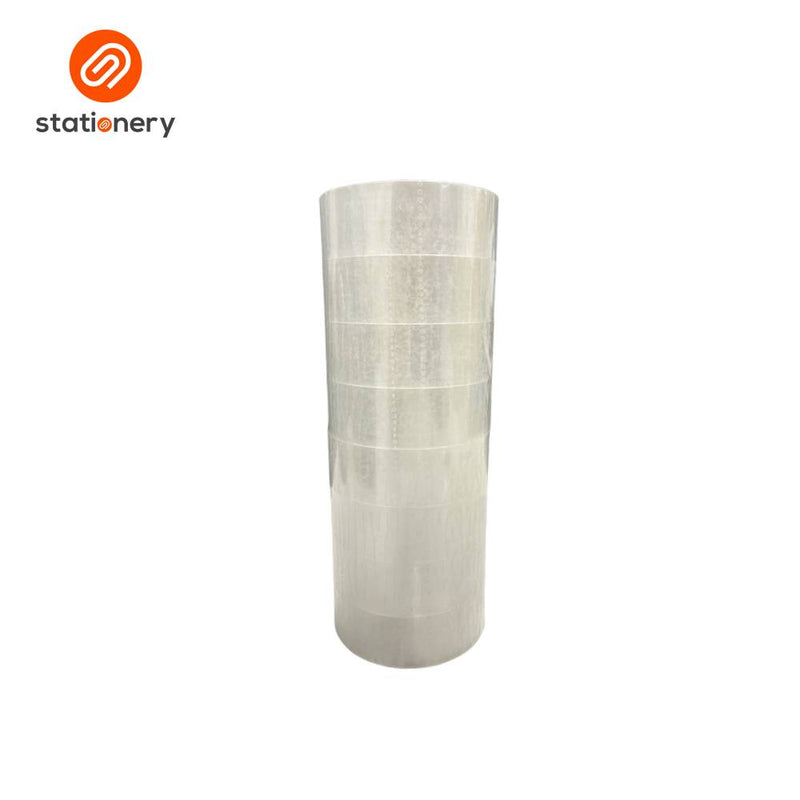 SM Stationery 8pcs. Adhesive Tape 18mm x 50m-zoom-