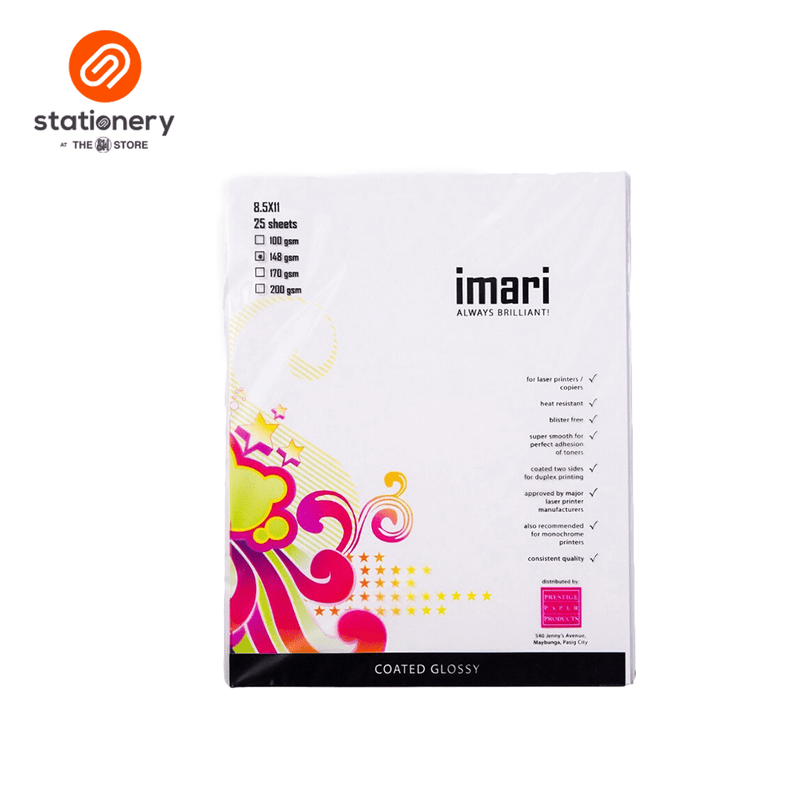Imari Coated Glossy Paper 148gsm Short 25 Sheets per Pack-zoom-