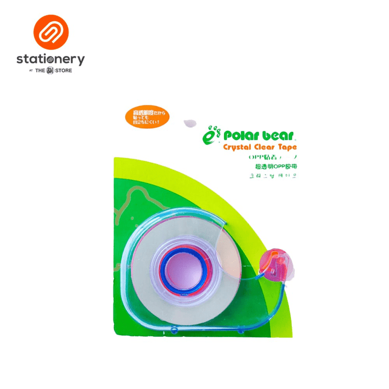 Polar Bear Crystal Clear Tape 18mm x 25m CC-854-zoom-