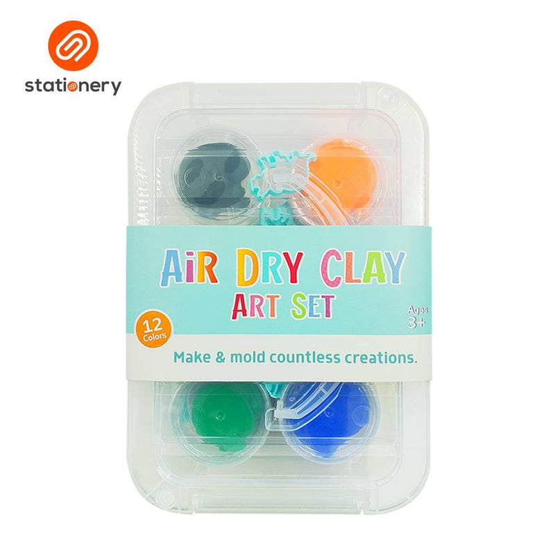 Air Dry Clay Art Set 12 Colors-zoom-