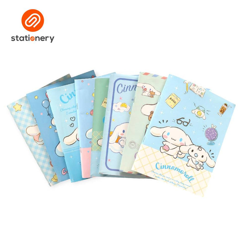 Cinnamoroll Writing Notebook 80lvs Pack of 8-zoom-
