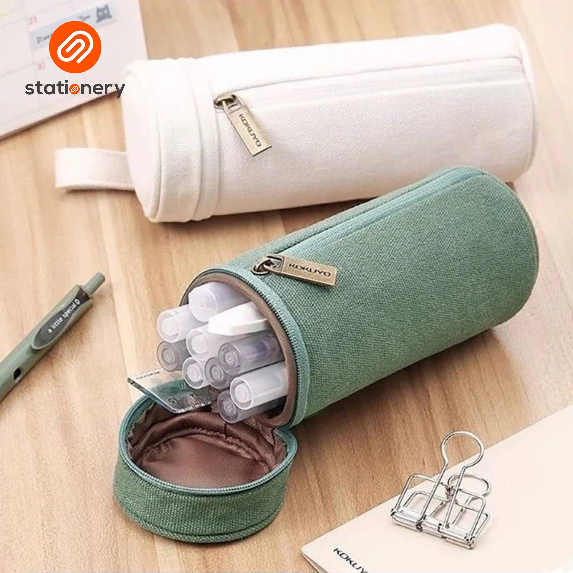 Kokuyo "A Little Special" Cylindrical Standing Pen Case-zoom-7