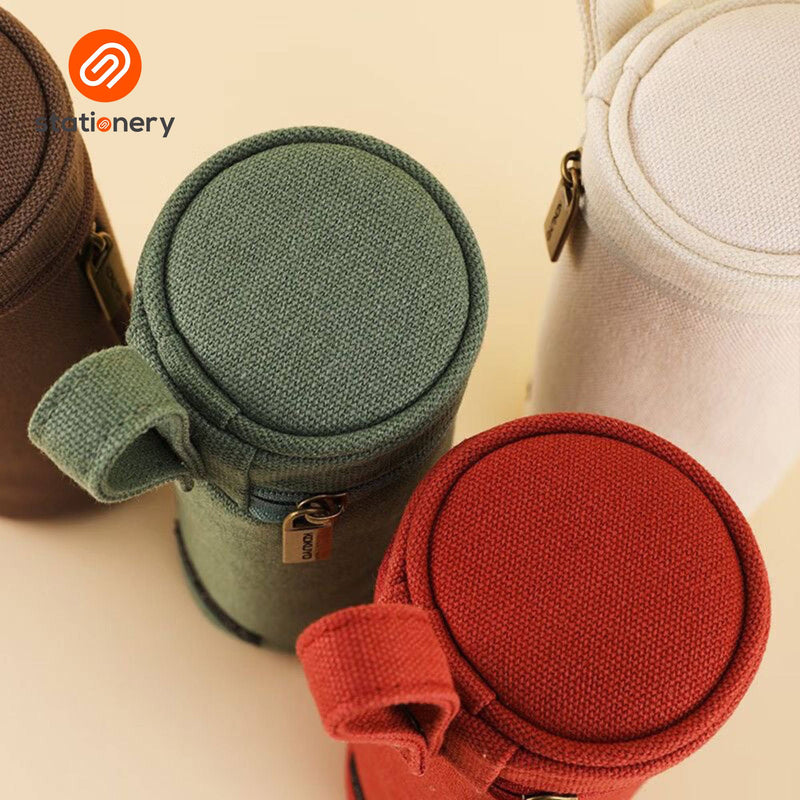 Kokuyo "A Little Special" Cylindrical Standing Pen Case-zoom-