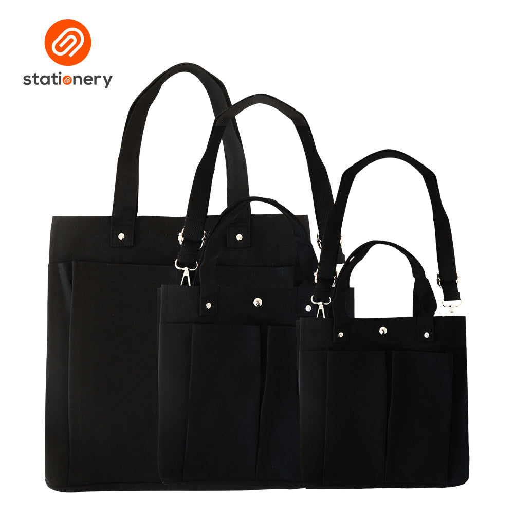 Tote Bag Two Front Pocket - Large (35x12x35cm)-zoom-12