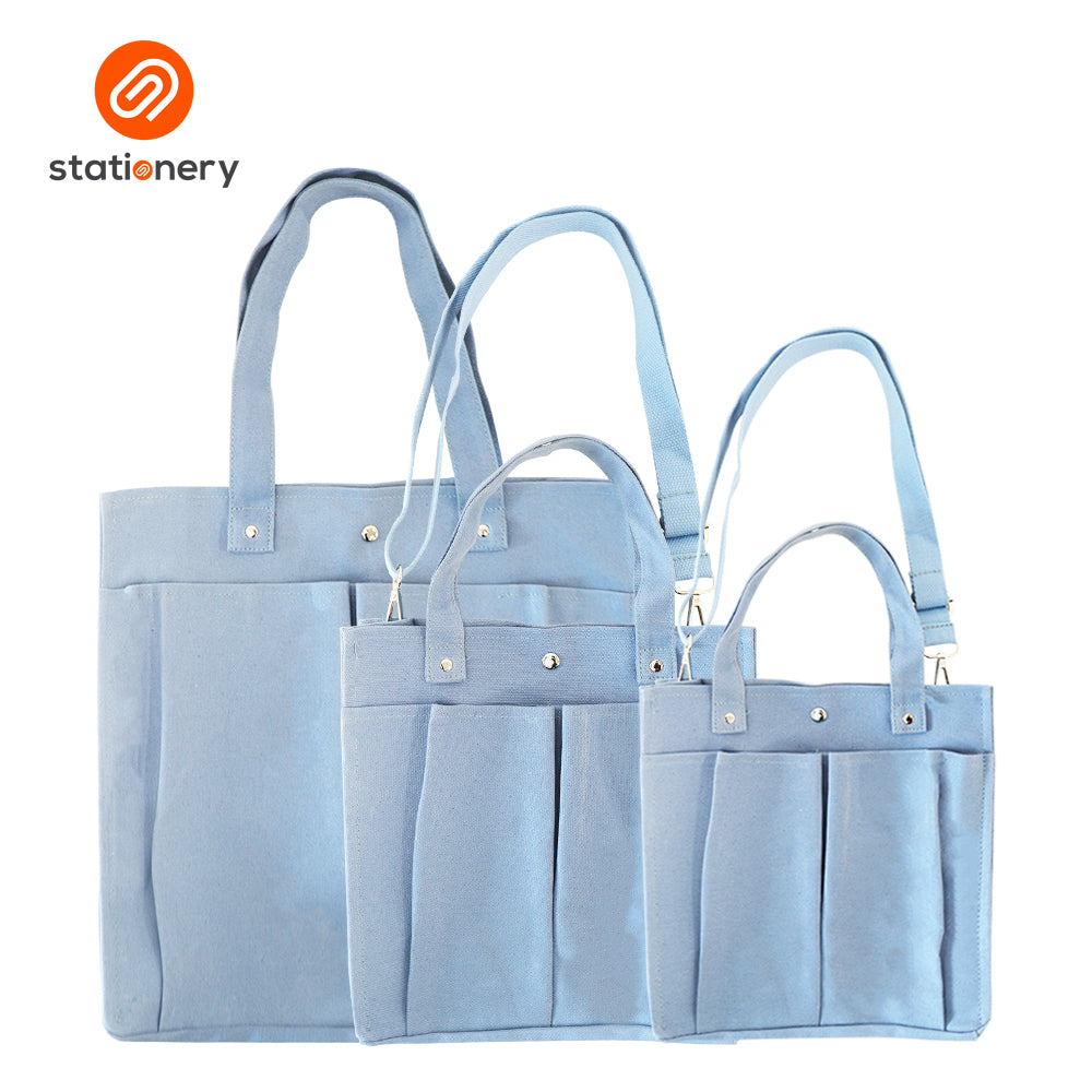 Tote Bag Two Front Pocket - Large (35x12x35cm)-10