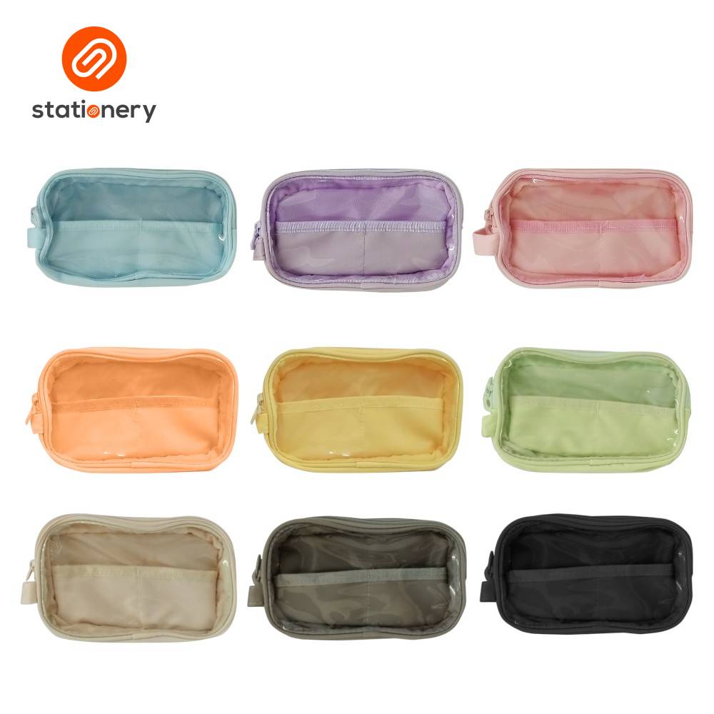 Explore Double Zipper PVC Pouch - 19x6x12cm-10