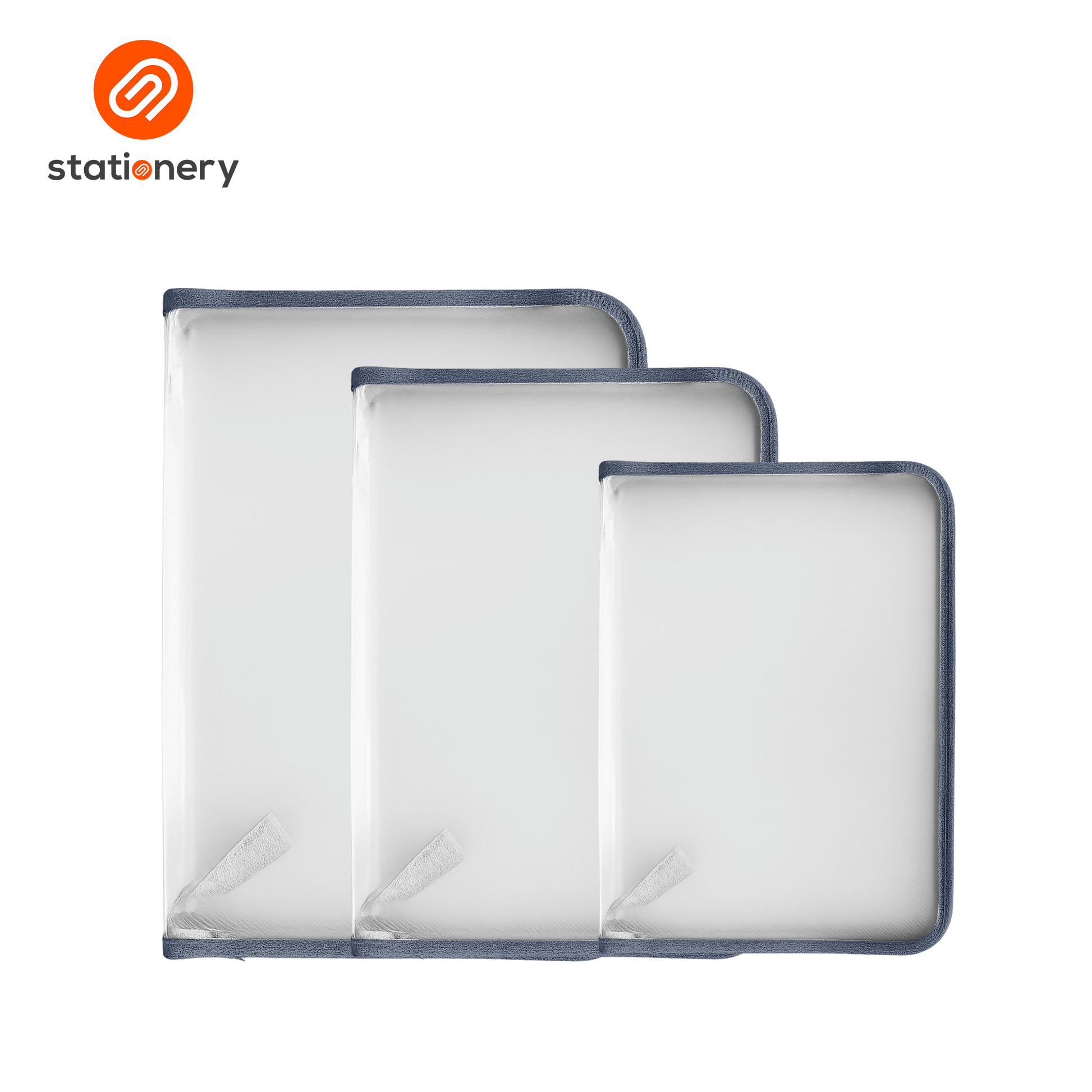 Clear Plastic Envelope with Colored Piping - B5-7