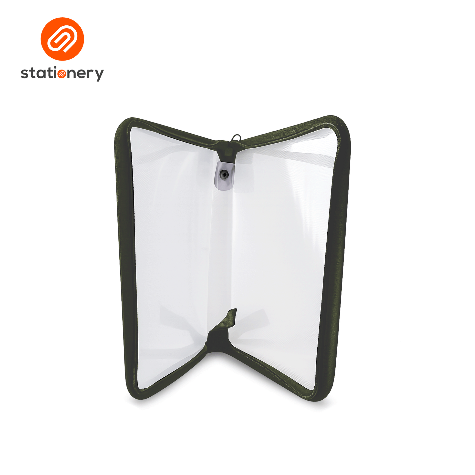 Clear Plastic Envelope with Colored Piping - B5-5