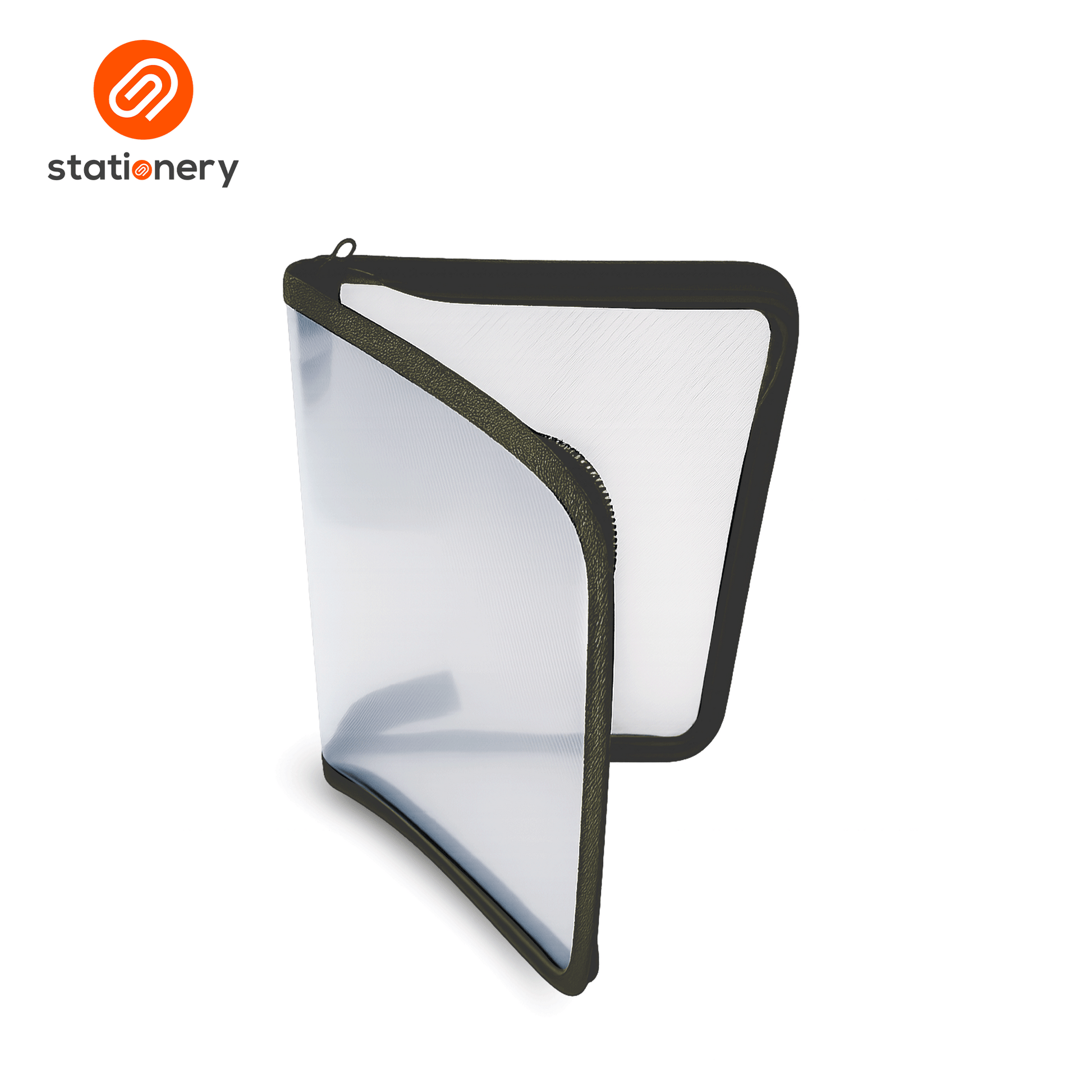 Clear Plastic Envelope with Colored Piping - A4-6